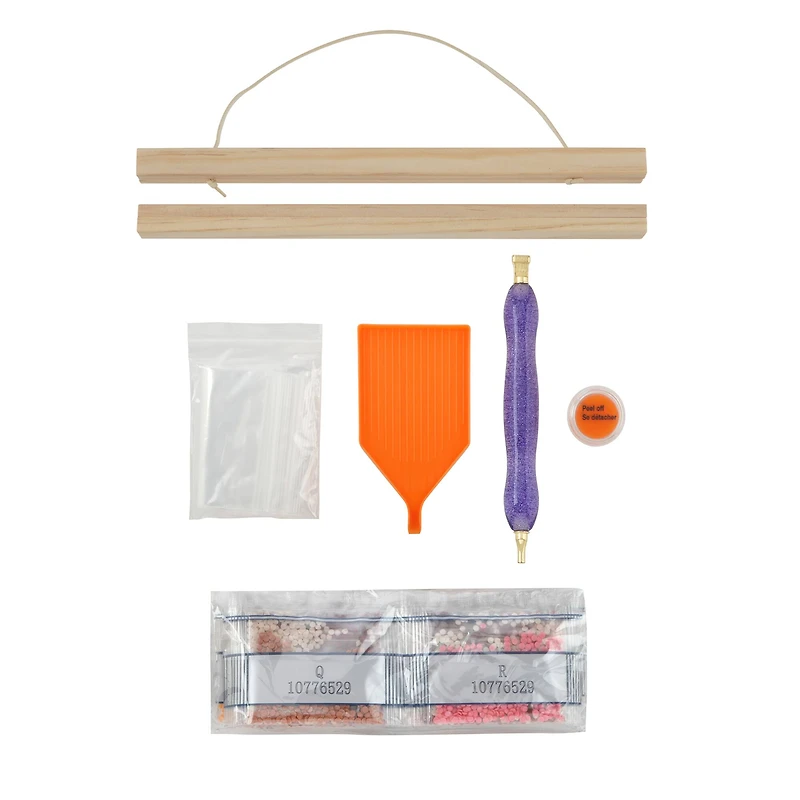 8" x 10" Moon Bats Diamond Art Kit with Magnetic Frame by Make Market®