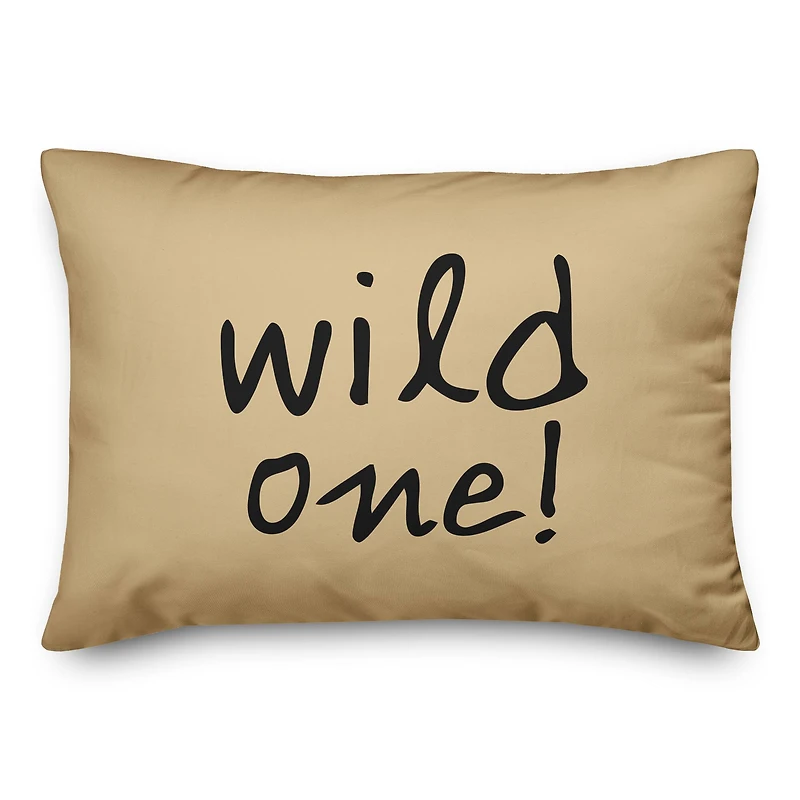 Wild One Throw Pillow