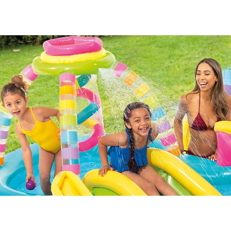 Intex® Rainbow Funnel Inflatable Play Center