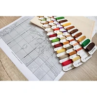 Letistitch Santa's Rest by the Chimney Counted Cross Stitch Kit