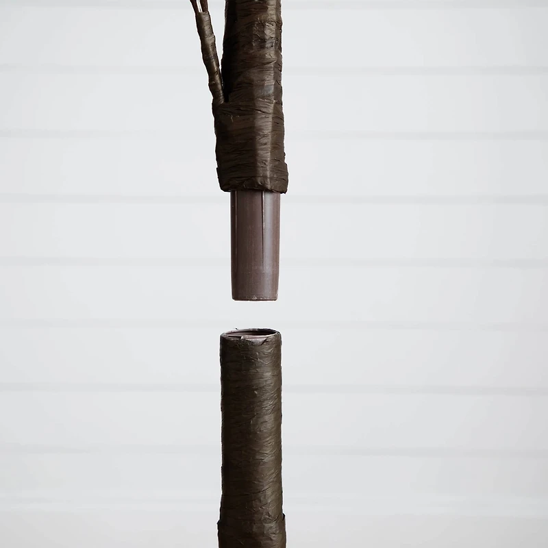 6ft. Pre-Lit Bright Autumn Eucalyptus Artificial Fall Tree with 420 Warm White LED Lights