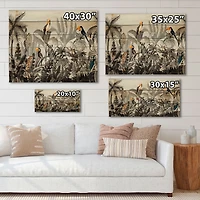 Designart - Chinoiserie With Birds and Peonies VIII