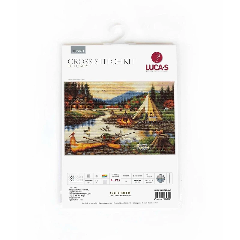 Luca-S Gold Creek Counted Cross Stitch Kit