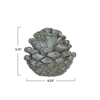 Hello Honey® 6.25" Round Verdigris Finish Pinecone Finial