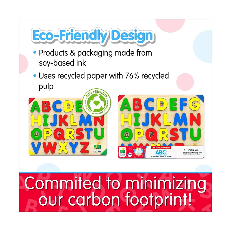 Lift & Learn Puzzle - ABC: 26 Pcs