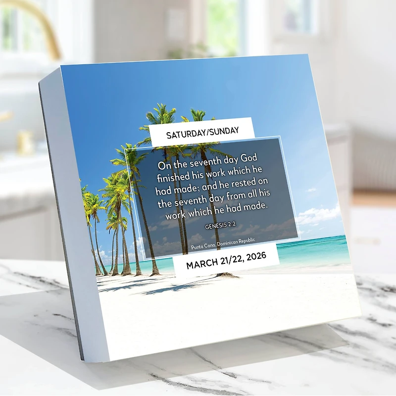 2026 Daily Verse Daily Desktop Calendar