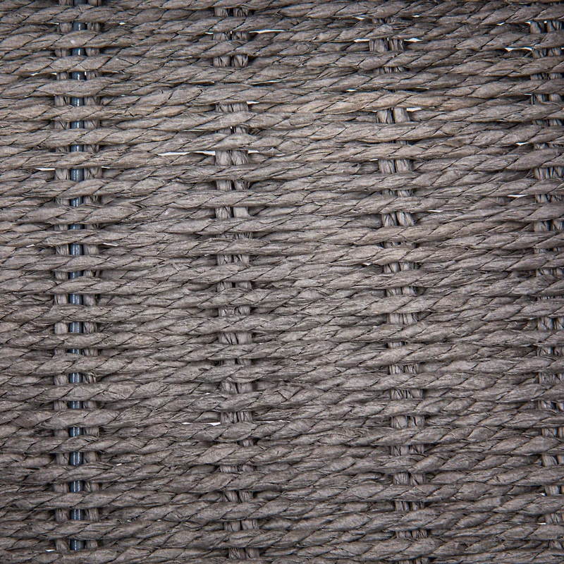 Household Essentials Paper Rope with Wooden Handles Basket Set