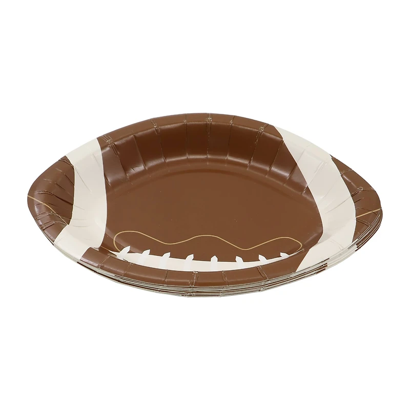 7" Football Shaped Snack Plates, 8ct. by Celebrate It™