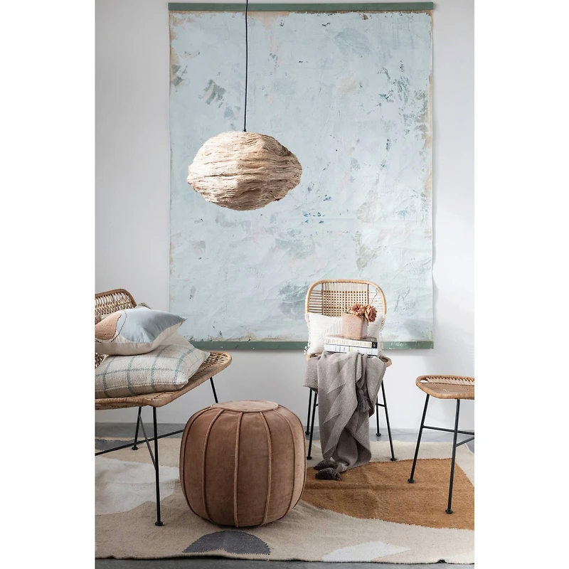 Hello Honey® 8ft. Woven Wool, Jute & Cotton Blend Kilim Rug