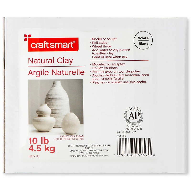 10lb. Natural Clay by Craft Smart
