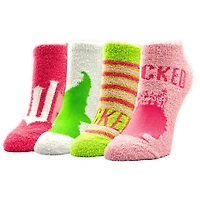 Wicked 4 Pack Cozy Socks in Gift Wrap Box