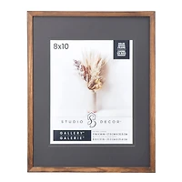 Gallery Dark Wood Frame with Mat by Studio Décor