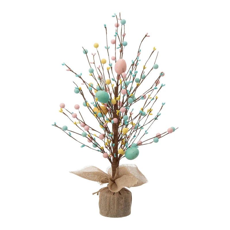Glitzhome® 18" Easter Eggs Tabletop Tree