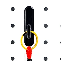 Short Black Pegboard Hooks, 5ct. by Simply Tidy®