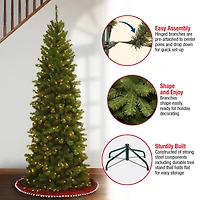 6ft. Pre-Lit North Valley® Spruce Artificial Christmas Tree, Clear Lights