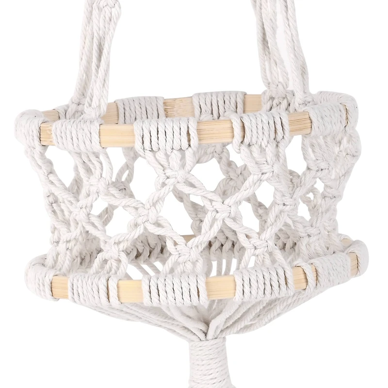 26" Macrame Hanging Basket by Ashland®