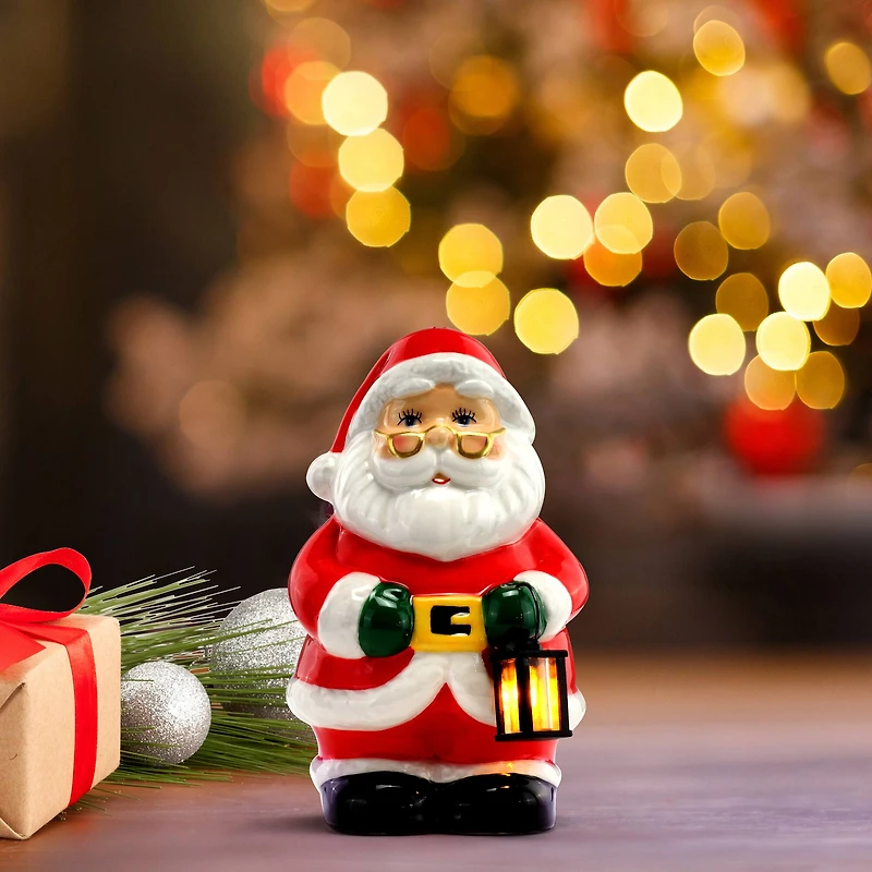Mr. Christmas 5.5" LED Nostalgic Santa Figure
