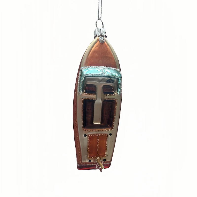 5" Boat Glass Ornament by Ashland®