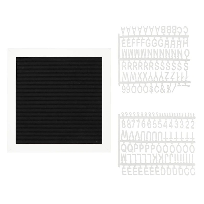 6 Pack: 8" x 8" Felt Letter Board by Make Market