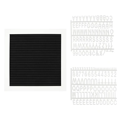 8" x 8" Black Felt Letter Board by Make Market®