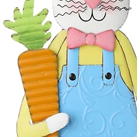 Glitzhome® Easter Bunny Boy and Girl Metal Décor, 2ct.