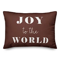 Joy To The World 14x20 Throw Pillow