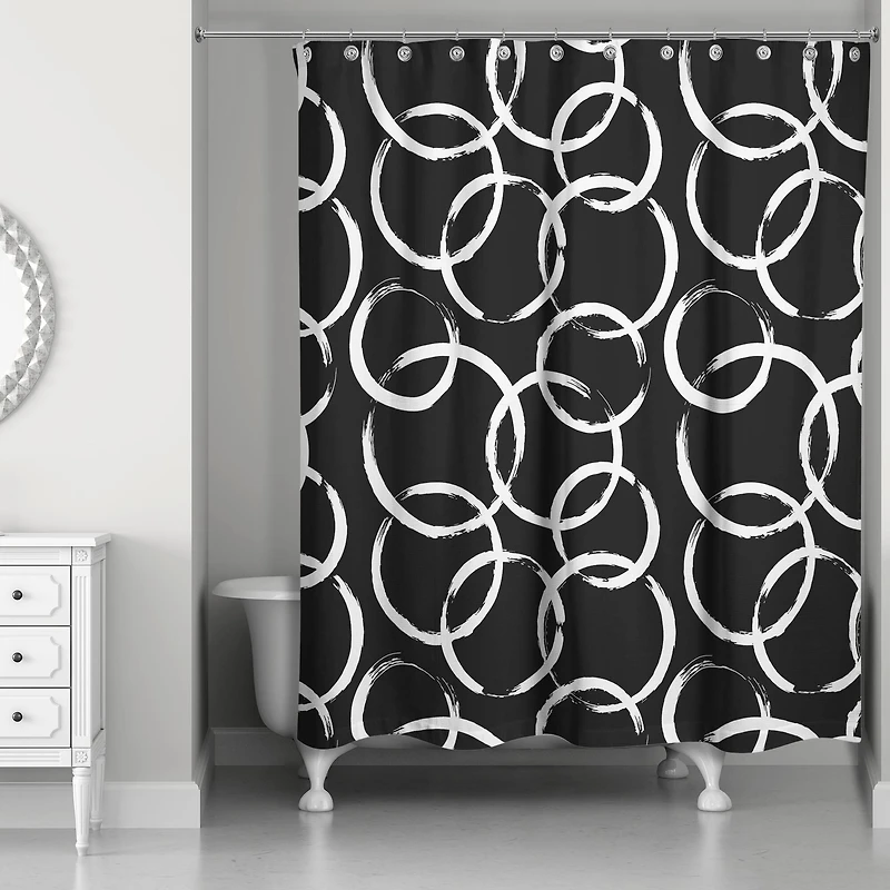 Circles Shower Curtain