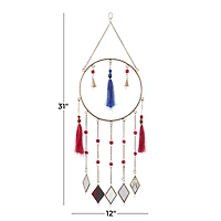 Multi Metal Contemporary Windchime, 31" x 12" x 2"