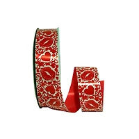 JAM Paper 1.375" x 110yd. Plastic Kiss Ribbon