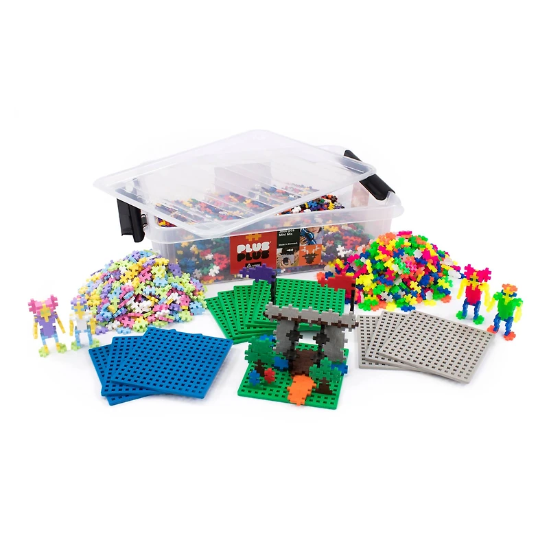 Plus-Plus® Basic, Neon, & Pastel School Set, 3600ct.
