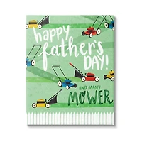Stupell Industries Happy Father's Day Lawn Mowers Canvas Wall Art