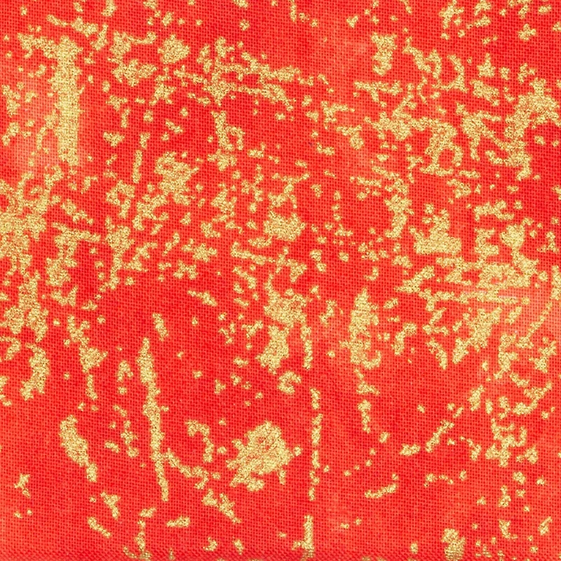 Red & Yellow Cotton Fabric by Loops & Threads™