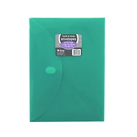JAM Paper Poly XL Hook & Loop Closure Envelopes 8.5" x 11", 2 Packs of 10