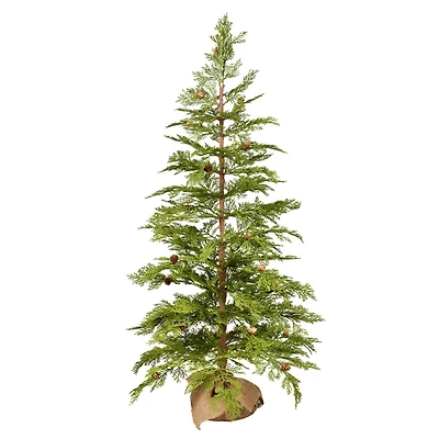 48" Unlit Cedar Pine Artificial Christmas Tree