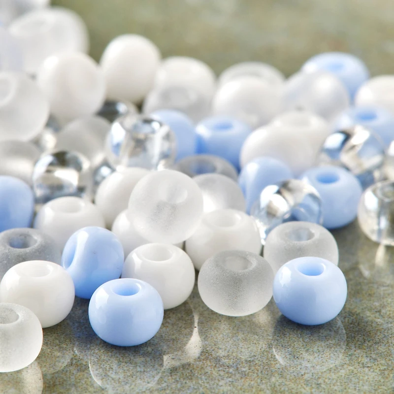 John Bead Czech Glass Seed Beads Mix