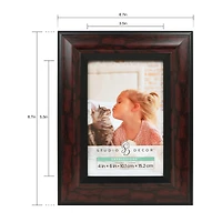 Expressions™ 4" x 6" Red Marble Finish Frame by Studio Décor®