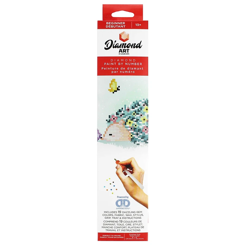 Diamond Art Beginner Hedgehog Paint by Number Kit