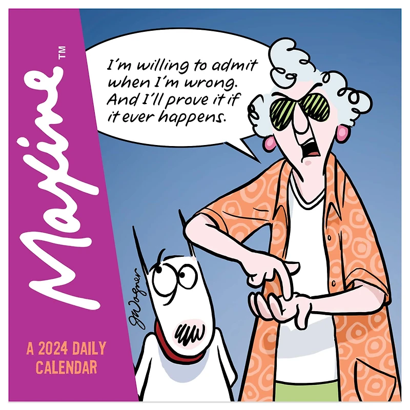 TF Publishing 2024 Maxine Daily Desktop Calendar