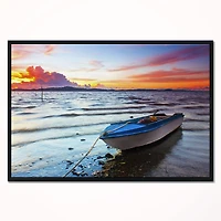 Designart - Boat at the Sunset