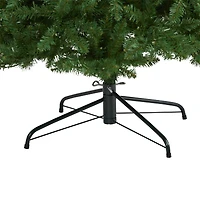 9ft. Pre-Lit Green Mountain Pine Artificial Christmas Tree, Clear LED Lights
