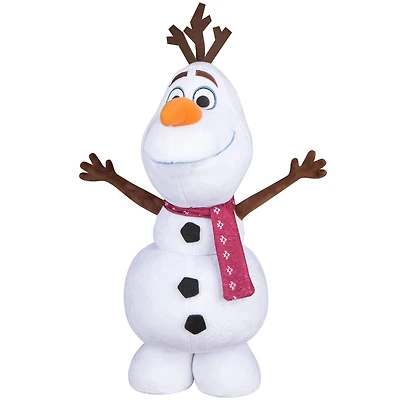 19.75" Disney® Olaf with Red Scarf Holiday Greeter