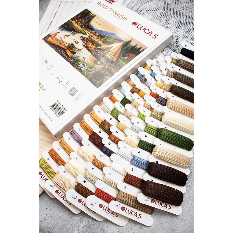 Luca-S Gold Creek Counted Cross Stitch Kit