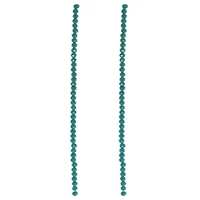 Turquoise Faceted Glass Beads, 6mm by Bead Landing™