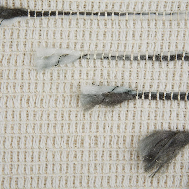 DII® Black & Gray Diamond Cut Throw