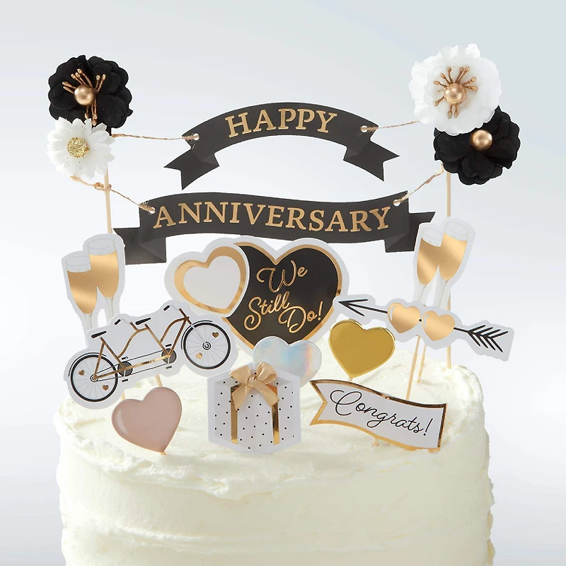 Happy Anniversary Cake Topper Set by Celebrate It™