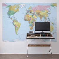 Komar World Map Wall Mural