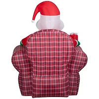 6ft. Airblown® Inflatable Santa in Recliner
