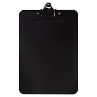 JAM Paper Black Mini Aluminum Clipboard with Bulldog Clip