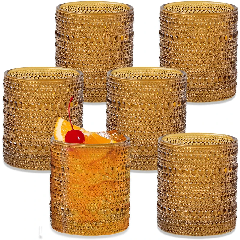 Kate Aspen® 10oz. Textured Beaded Glass Set
