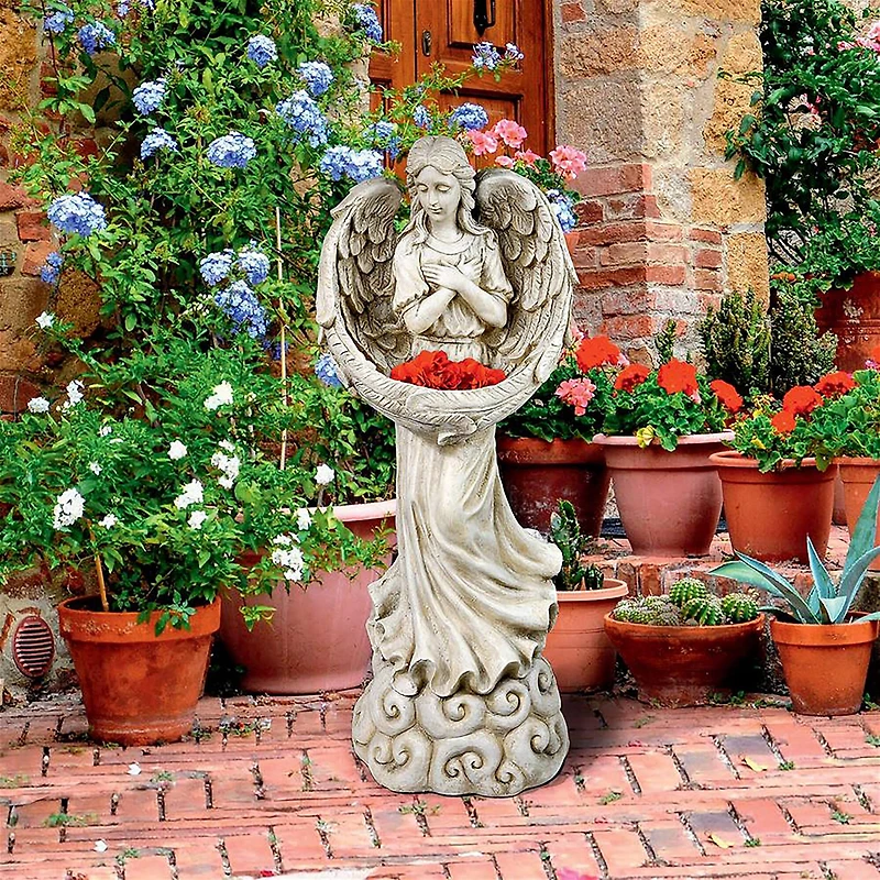 Design Toscano 3ft. Surrounded by the Wings of Love Angel Statue
